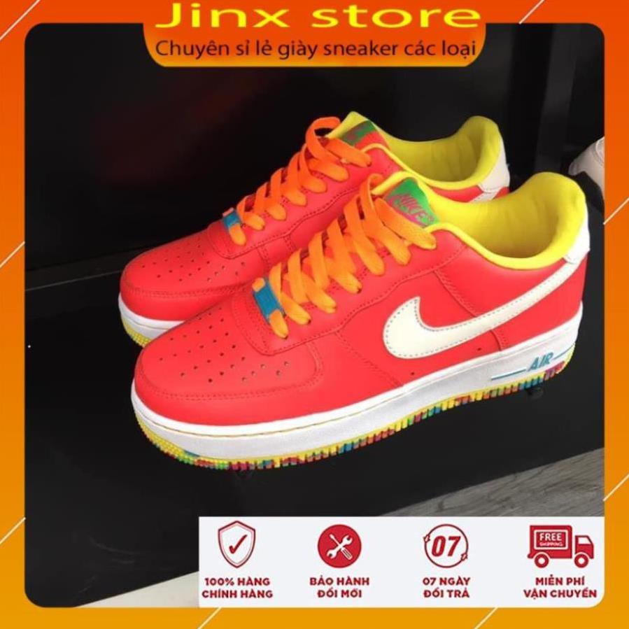 A   Giày Sneaker AF đỏ fullbox . Jinx Store - n . ` ' ^ ₜ d