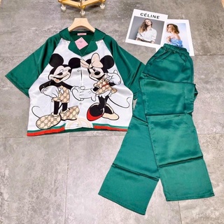 Set bộ nữ - Pijama Lập thể - Pijama lụa