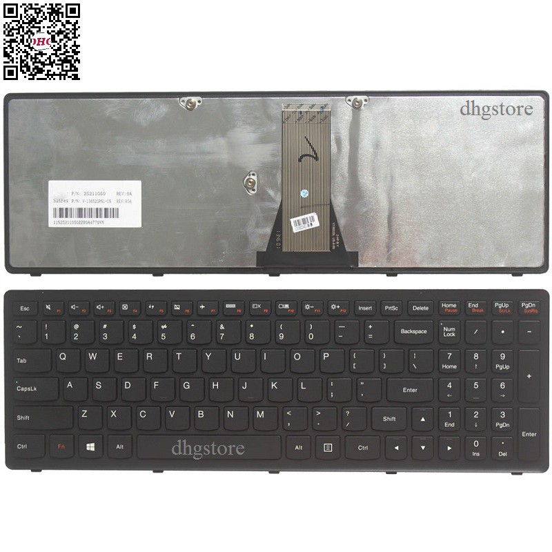 Bàn phím laptop Lenovo IdeaPad Flex 15 G500S G505S S500 S510 S510P Z510