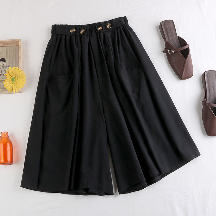 Quần Ống Rộng Lưng Cao Co Giãn Có Size Lớn 4xl Dành Cho Nữ | BigBuy360 - bigbuy360.vn