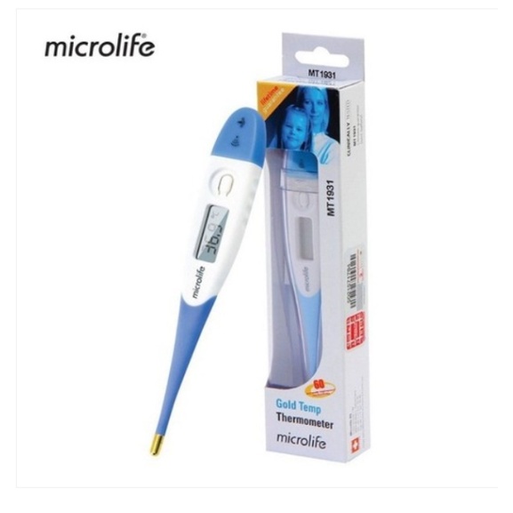 NHIỆT KẾ ĐIỆN TỬ DẠNG BÚT MICROLIFE MT1931GT an toàn với bé sơ sinh cho kết quả