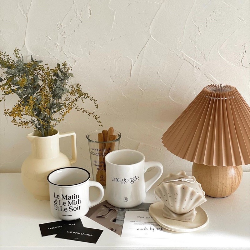 𝐋𝐞 𝐌𝐚𝐫𝐭𝐢𝐧 𝐌𝐮𝐠 - Cốc sứ có quai Le Martin - Décor nhà Sò