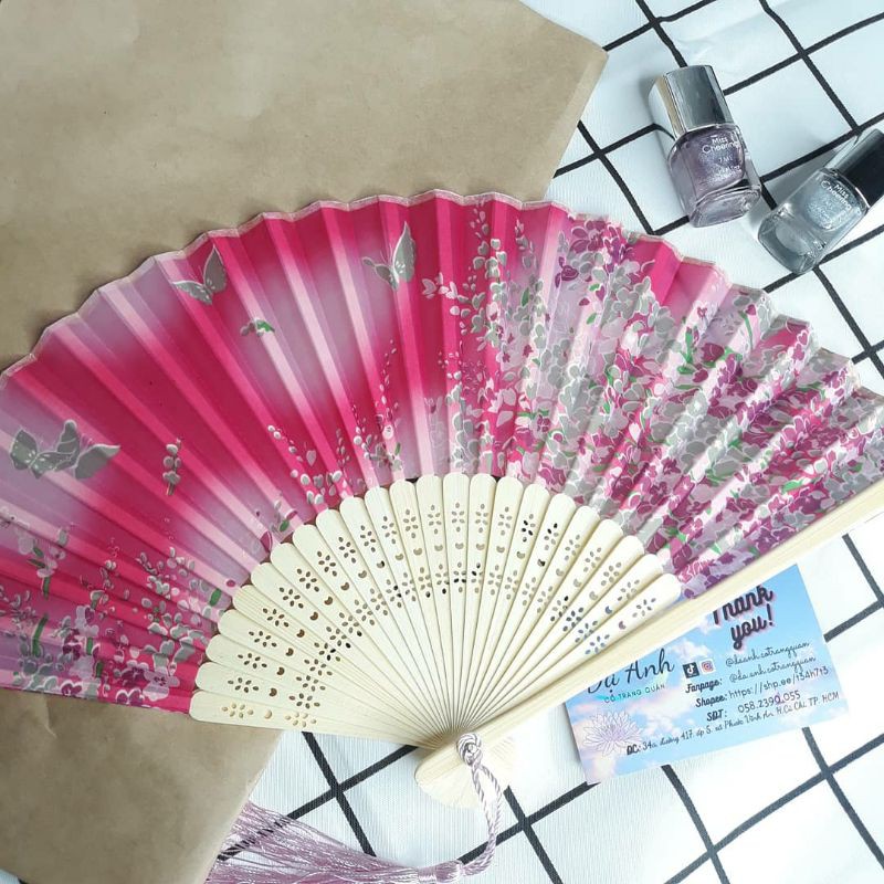 QUẠT XÒE CỔ TRANG TRUNG QUỐC SIÊU RẺ