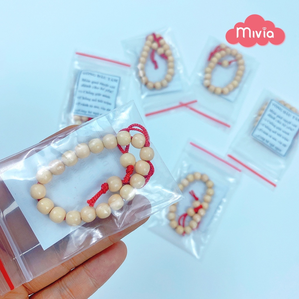 Vòng dâu tằm cho bé, bảo vệ bé, bé bớt quấy khóc đêm, bé bớt giật mình, bé không ra mồ hôi