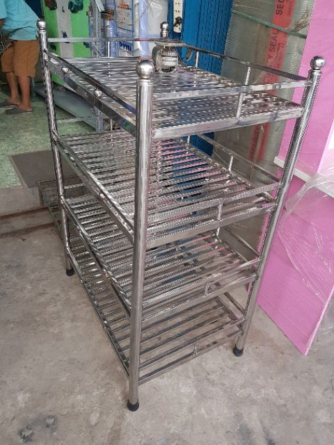 Kệ chén thẻ 4 tầng size to 50×80