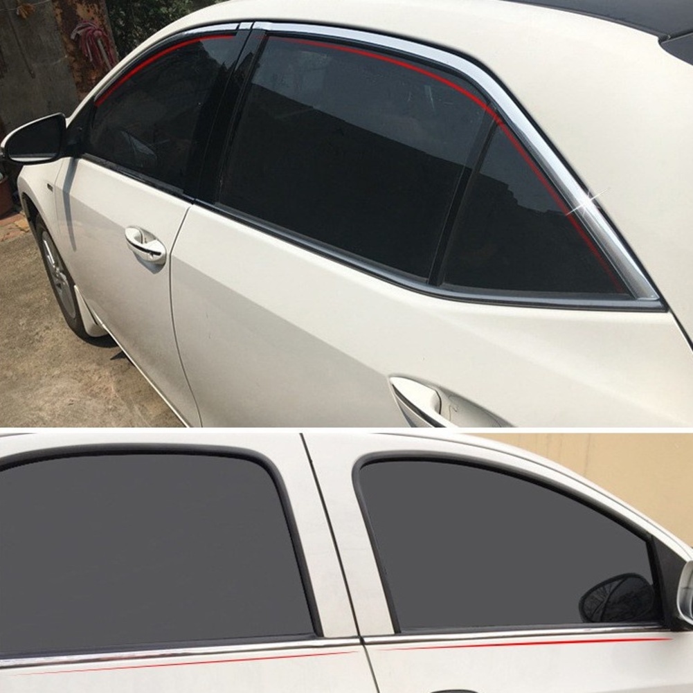 Nẹp chân kính ô tô mạ crom bản 2cm-3cm