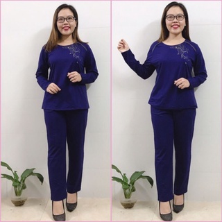 Bộ coton dài tay cho mẹ