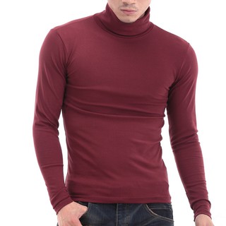 Áo thun áo dài tay nam cổ lọ thu đông giữ ấm cơ thể