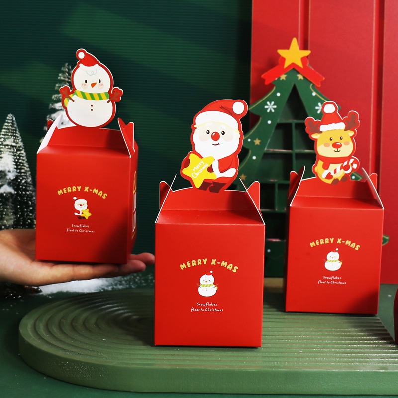 Hộp đựng bánh noel nhỏ xinh