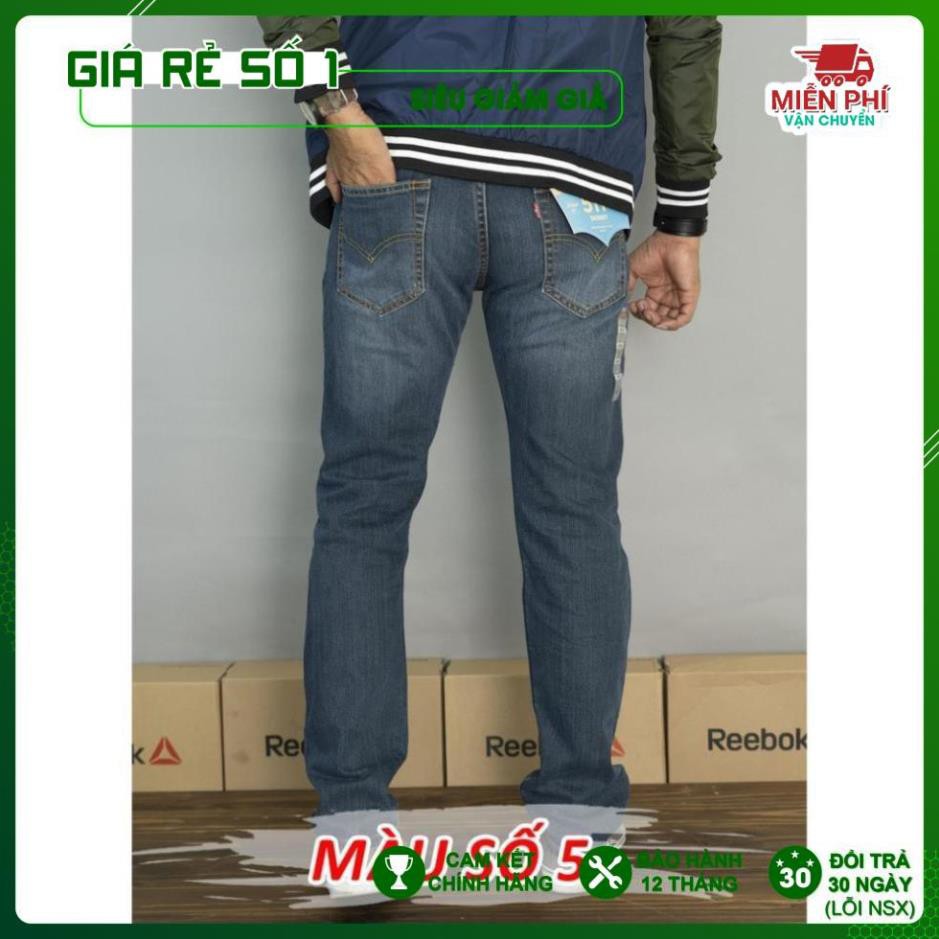 [Chính Hãng] Quần Bò Jean Nam Levis 511 Hàng, Made in Cambodia (Mã 4-5-6)