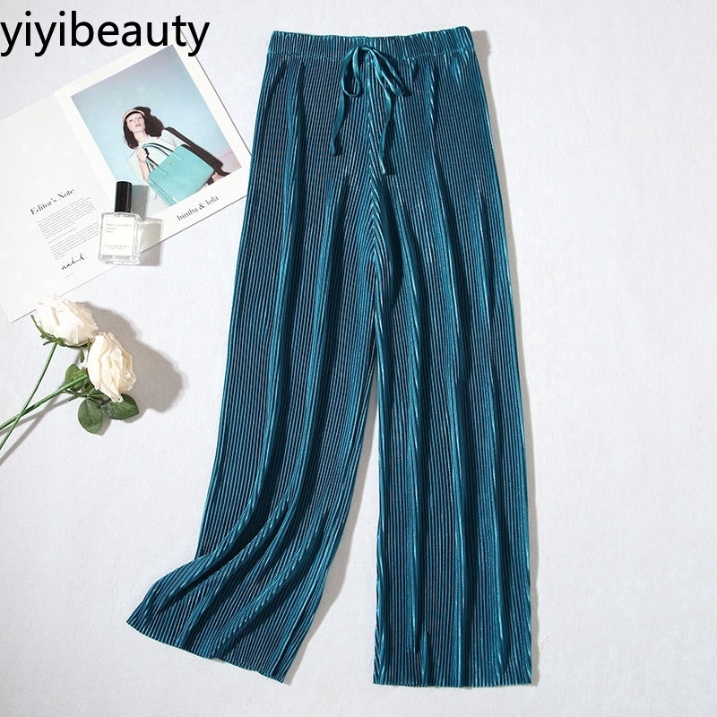 [Mã FASHIONT4WA2 giảm 10K đơn 50K] Quần Voan Ống Rộng Lưng Cao Thời Trang Dành Cho Nữ | BigBuy360 - bigbuy360.vn