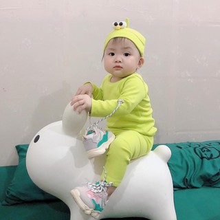 Bộ Dài Tay Cho Bé 💖 Bộ Len Tăm Dài Tay SIMPSON 💖chất len tăm cao cấp form siêu đẹp bé mặc ngủ bao ấm. .