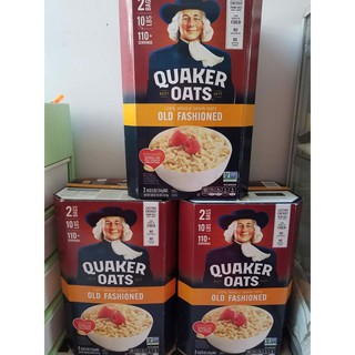 Yến Mạch Cán Mỏng Quaker Oats hộp 4,52kg nhâp từ Mỹ giá rẻ nhất