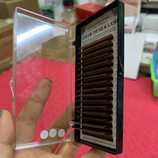 mi color tip slik lash 16 line nối mi siêu đẹp