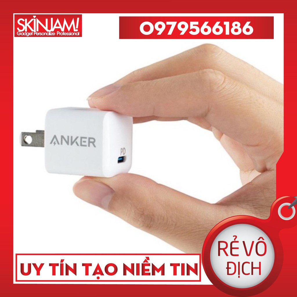 [ ANKER VN ] Củ Sạc Anker 20w A2633/ A2634 PowerPort III Nano 1 cổng USB-C công nghệ PD Sạc Nhanh