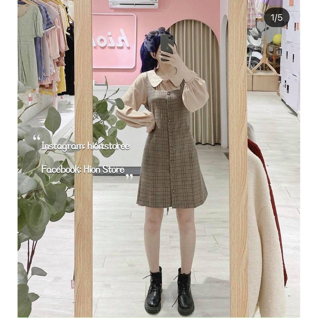 SET ĐỒ NỮ ÁO CỔ SEN + YẾM CARO