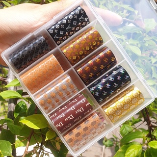 Foil dán móng , foil thương hiệu trang trí móng