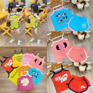 Com bo 4 bộ đồ bé gái