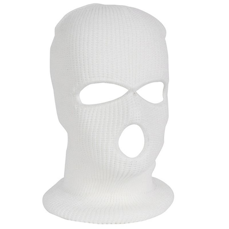 Khẩu Trang Len Che Phủ Toàn Diện 3 Lỗ Dùng Khi Đạp Xe / Trượt Tuyết Mùa Đông