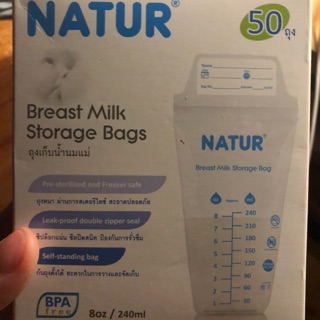 Túi trữ sữa Natur (30pcs, BPA free)