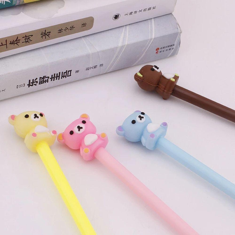 PEWANY Bút Mực Gel Ngòi 0.5mm Họa Tiết Hoạt Hình Động Vật Dễ Thương Cho Học Sinh