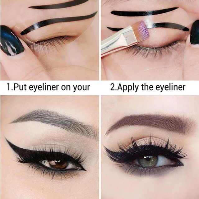 Khuôn kẻ mí Eyeliner và tô bầu mắt