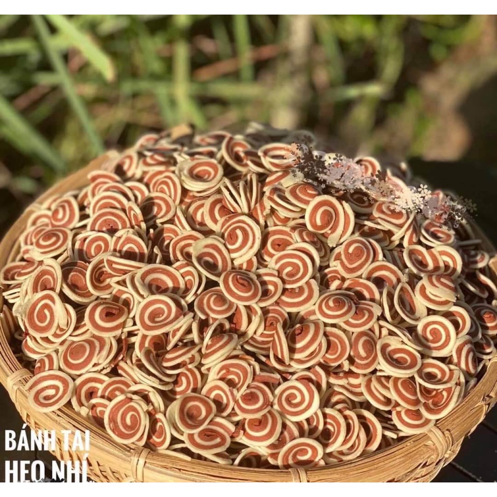 Bánh tai heo nhí - túi 500g - bánh tai mèo ăn vặt ngon - ăn chay được