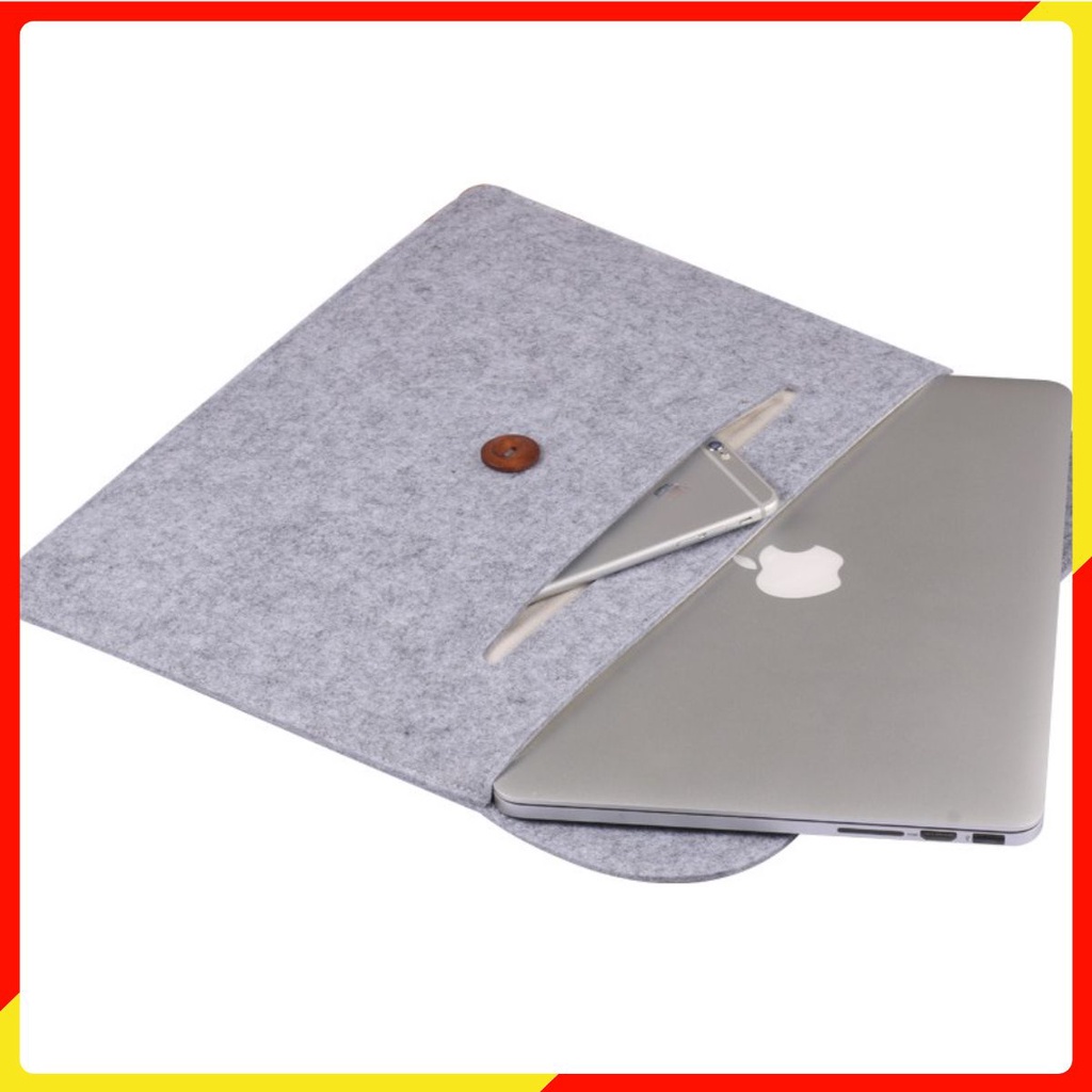 Túi Nỉ Đựng Chống Sốc Macbook, Laptop, iPad Độc Đáo, Nhiều Size Nhiều Màu.