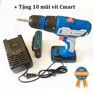 Máy khoan vặn vít dùng pin C-Mart W0023