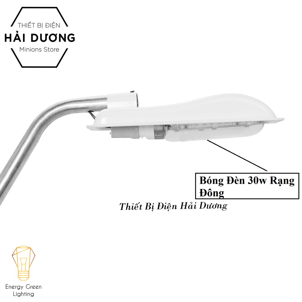 Bộ Chao và Cần đèn Roman + Bóng led Rạng Đông D CSD5L 30w Led  (Trắng)