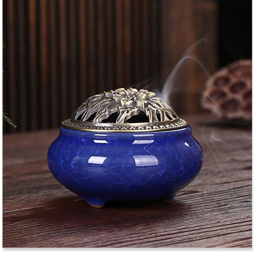 Trầm hương  BH 1 THÁNG Dụng cụ đốt trầm, dụng cụ xông hương tạo mùi thơm giúp không khí trong lành 6792
