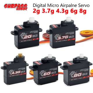Động Cơ Servo 2g 3.7g 4.3g 6g 8g Micro Mini Cho Máy Bay Điều Khiển Từ Xa 1/24 RC