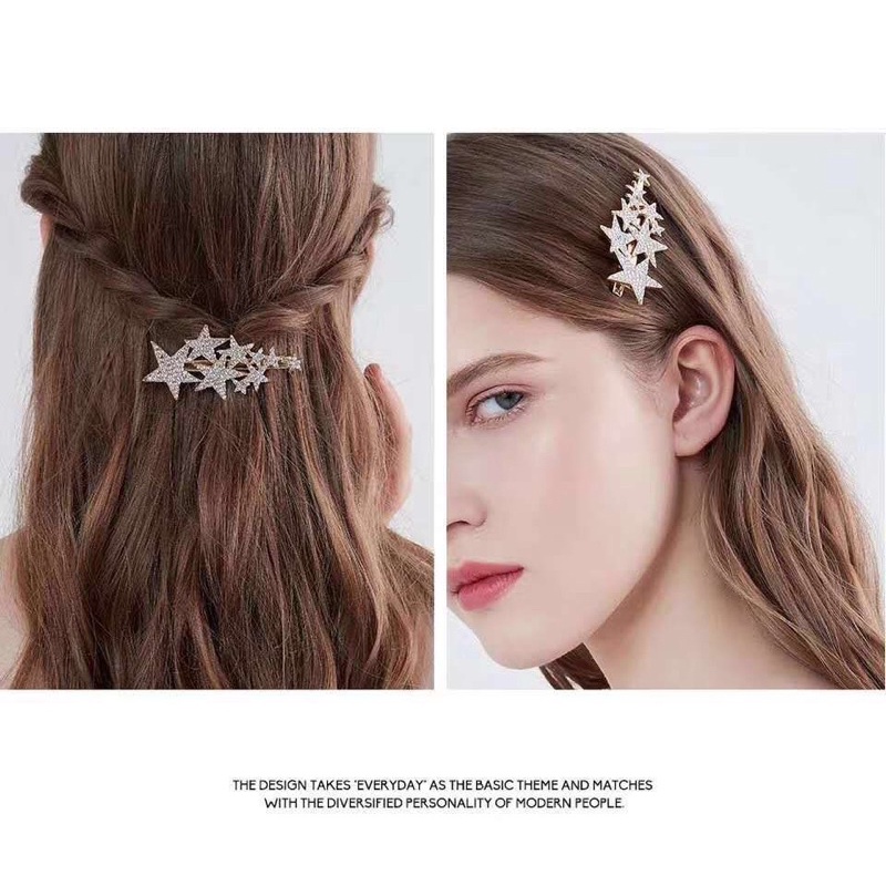kẹp tóc ngôi sao lấp lánh
