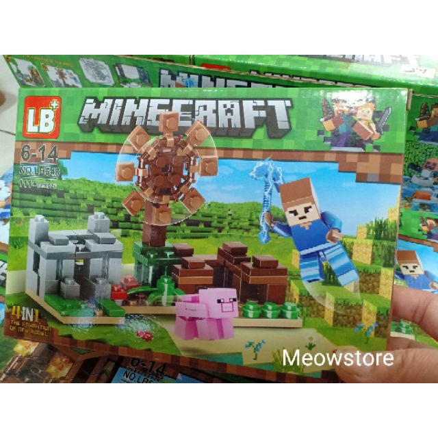 Đồ chơi Lego Minecraft lắp ráp xếp hình -bộ lego Minecraft LB 548