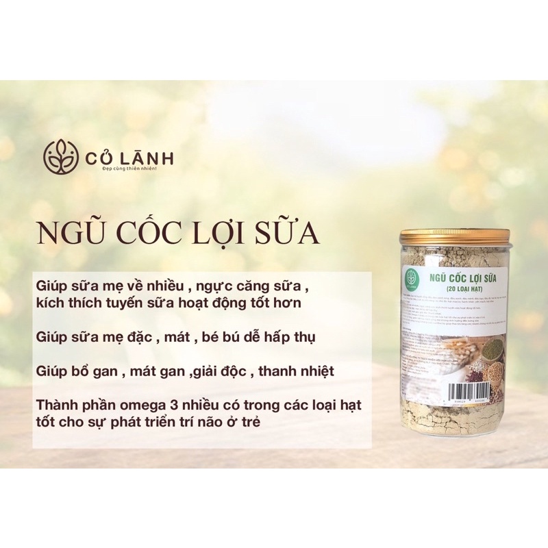 Ngũ cốc lợi sữa Cỏ Lành 500G