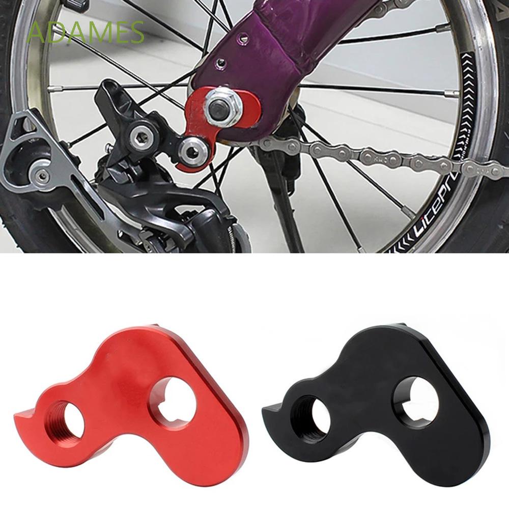 ADAMES Durable Bike Rear Derailleur Hanger Cycling Accessories Single-speed Modified Rear Derailleur Tail Hook Speed Change Folding Bike Aluminum Alloy Foldable Bicycle Rear Shifting/Multicolor