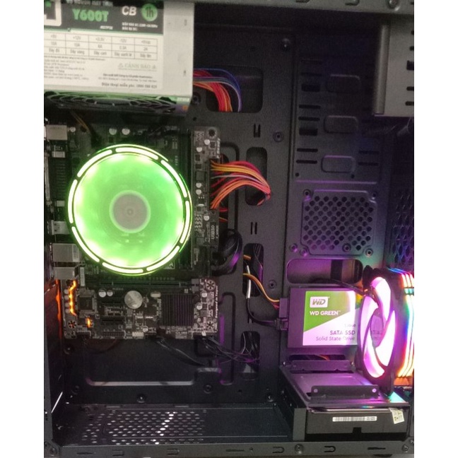 máy tính bàn : GA -H110M, G4560, Kingmax 4Gb, SSD 120Gb