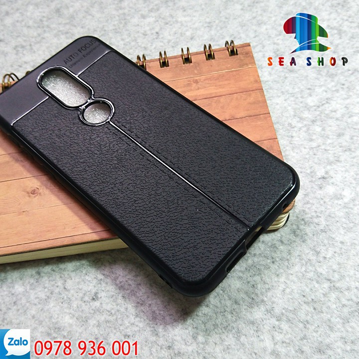 Ốp lưng Nokia X6 - Nokia 6.1 Plus vân da loại A