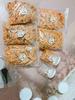 2 Túi cơm cháy khô gà 1kg