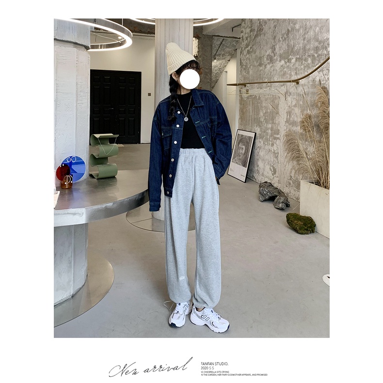 Quần dài ống rộng thời trang Hàn Quốc dành cho nữ