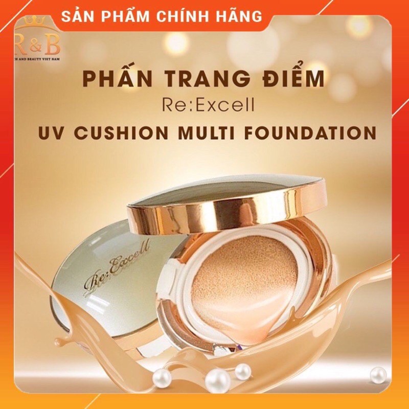[Chính hãng] Phấn nước Cushion Multi Foundation Hàn Quốc - Mềm mịn mươt nhẹ kèm 1 lõi phụ