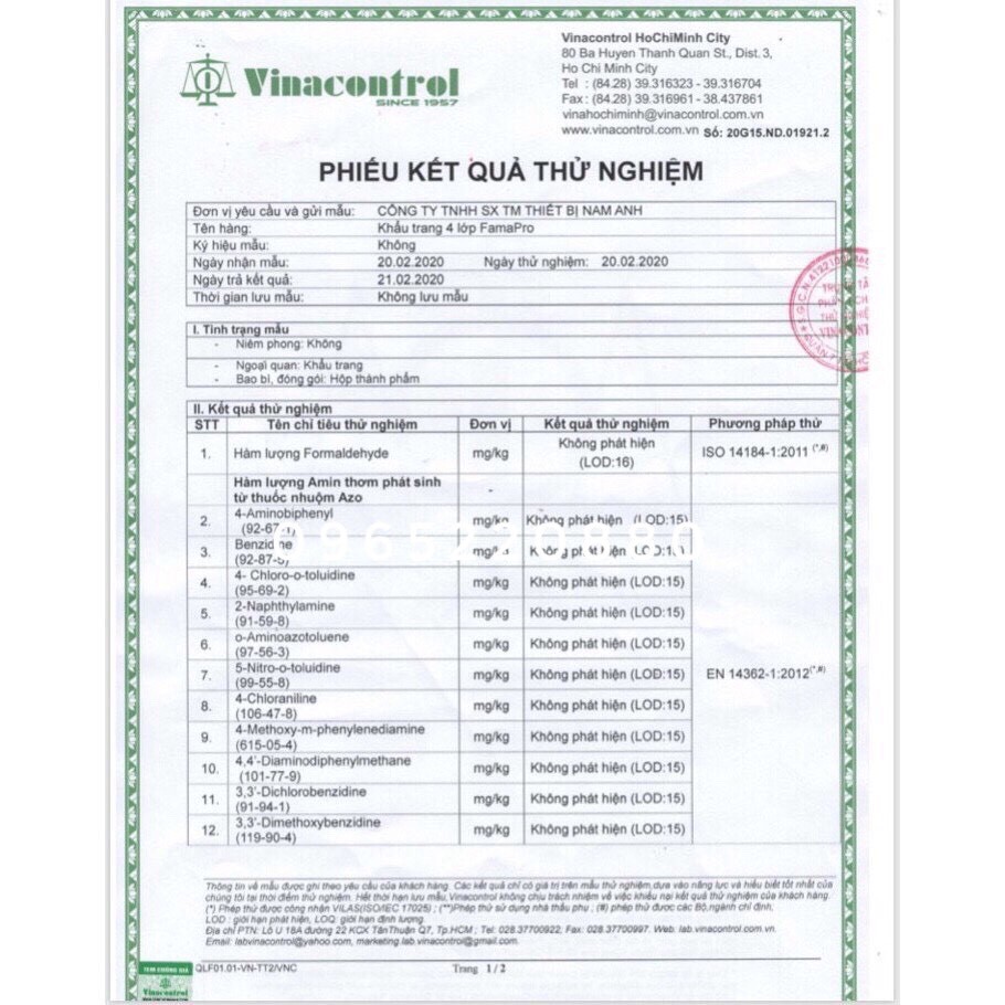 Khẩu trang Y Tế NAM ANH 4 lớp kháng khuẩn phòng dịch HÀNG XUẤT