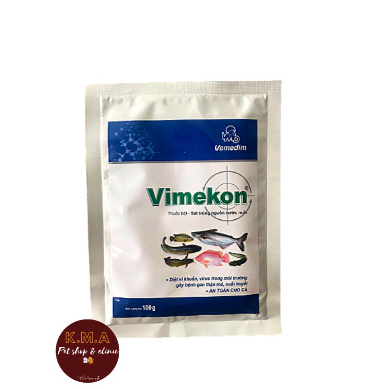 Sát trùng nguồn nước nuôi các loại cá, lươn, ếch - Diệt vi khuẩn, virus gây bệnh gan thận mủ, xuất huyết - An toàn cho c