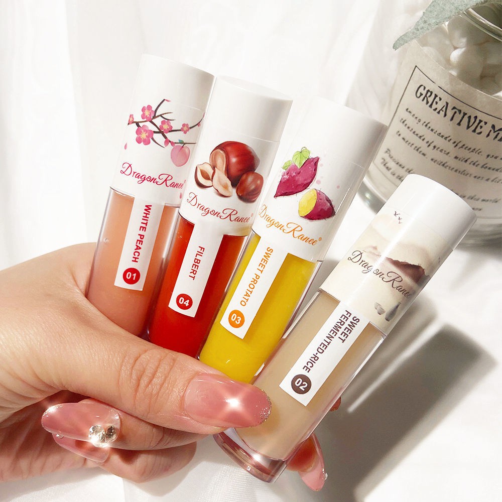 Son bóng không màu hoa hồng nuôi dưỡng và giữ ẩm cho đôi môi