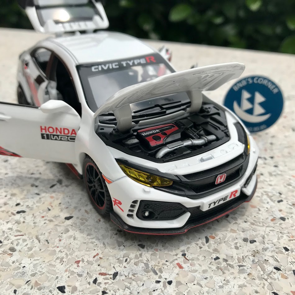 [BNB's Corner] Xe mô hình Honda Civic Type R 1:32 hãng Double Horses