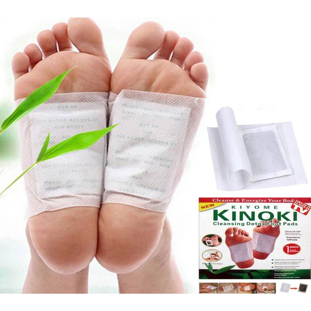 [FREESHIP] COMBO 10 Miếng dán chân giải độc massage chân Kinoki LOẠI 1