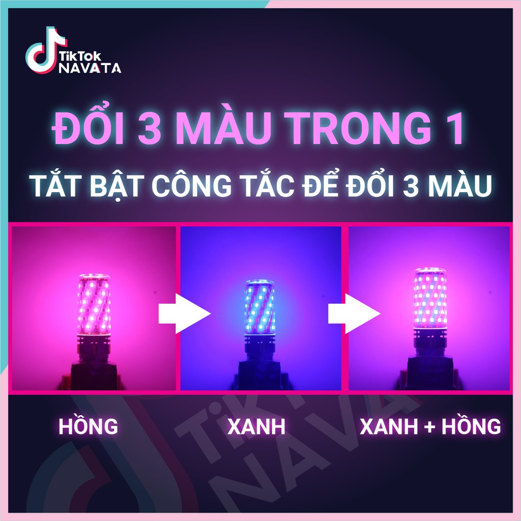 Đèn Led TikTok tùy chỉnh đổi 3 màu trong 1 - đèn chuyên quay TikTok loại tốt nhất Bảo Hành 24 tháng | BigBuy360 - bigbuy360.vn