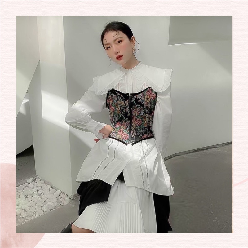 Jacqua Top - corset thổ cẩm ulzzang