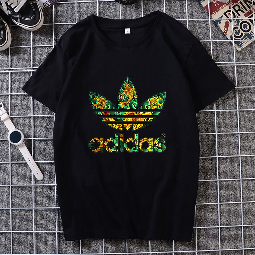 Áo thun unisex ngắn tay không cổ nam nữ đẹp Add Cá Chép In Ấn Theo YC | BigBuy360 - bigbuy360.vn