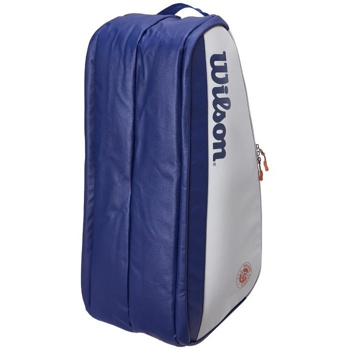 Bao vợt tennis thể thao Wilson Roland Garros Premium 9 Pack Bag túi đựng vợt-Balo thể thao